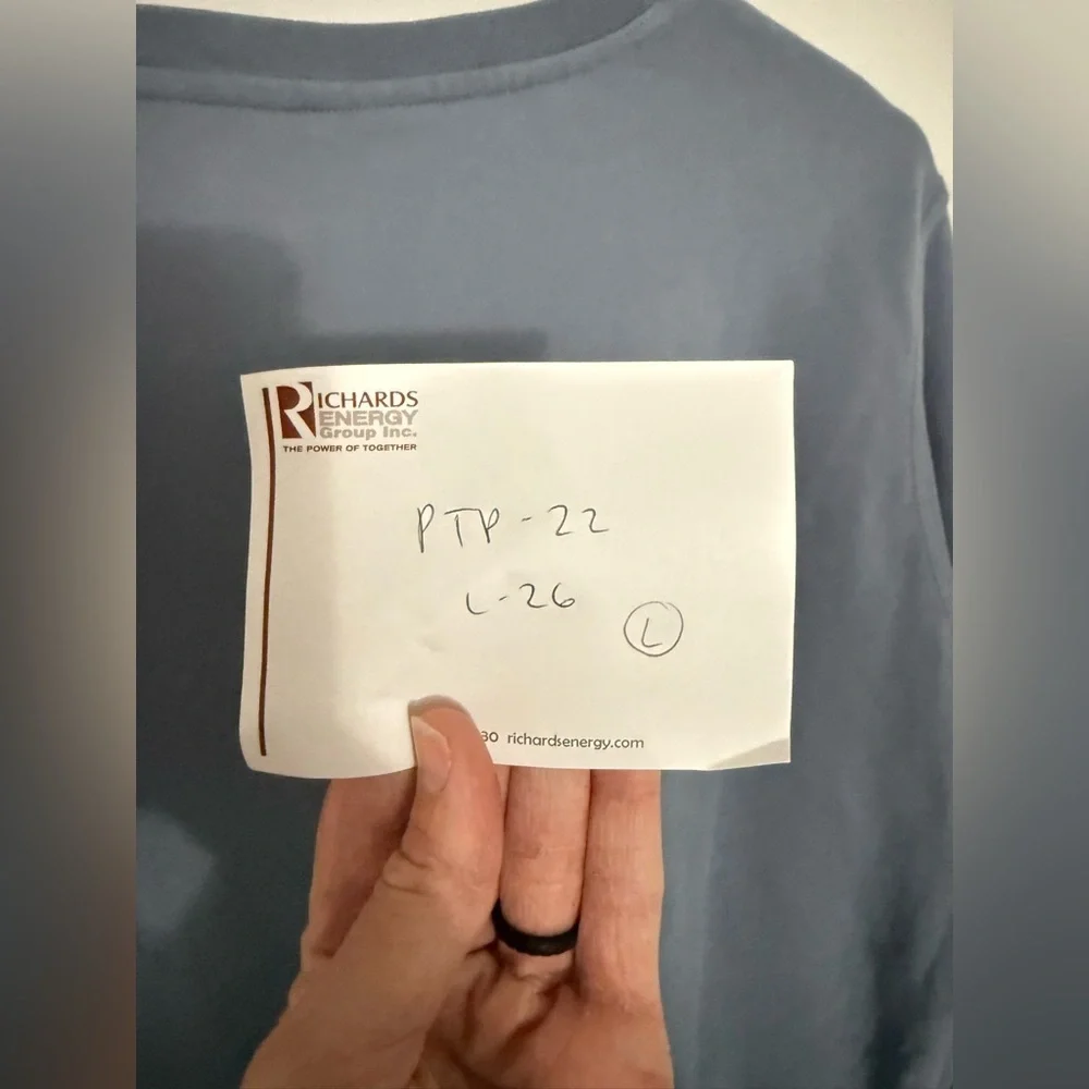 Nike Crewneck Basic Sweatshirt Slate Blue Cotton Sweatshirt Size L - Picture 10 of 10